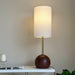 Orbis Wooden Sphere Table Lamp - DWHOME