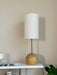 Orbis Wooden Sphere Table Lamp - DWHOME
