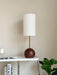 Orbis Wooden Sphere Table Lamp - DWHOME