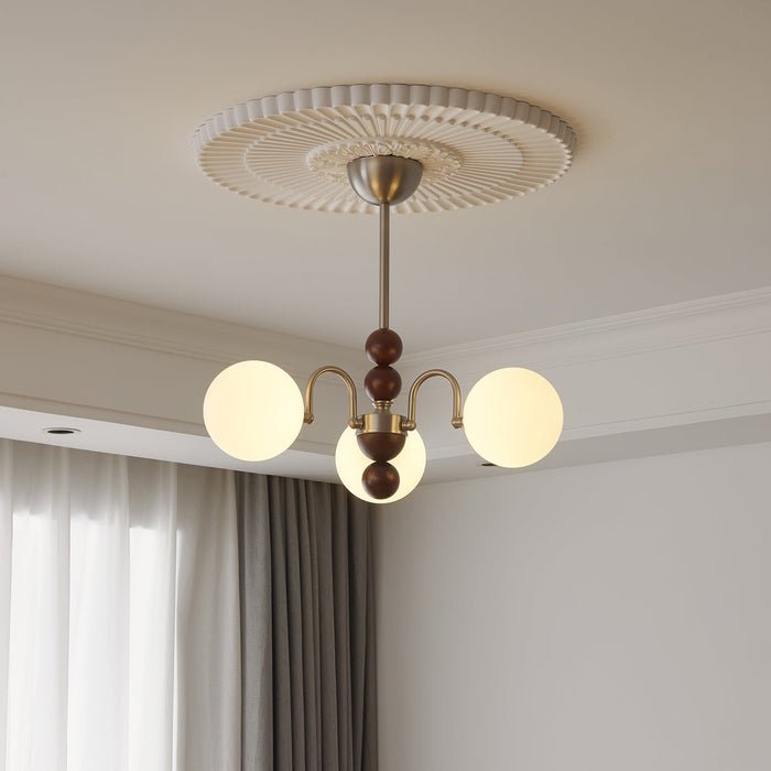 Orbital Curve Chandelier-DWHOME