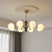 Orbital Curve Chandelier-DWHOME