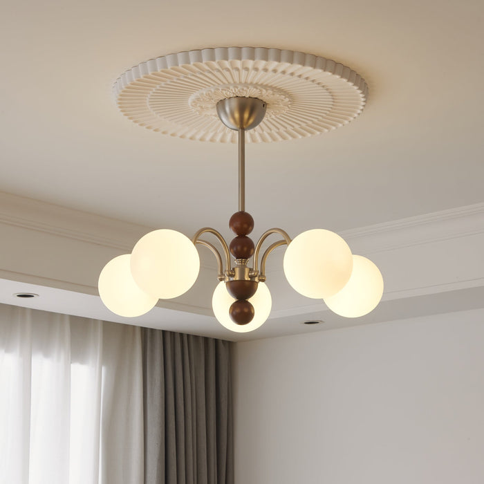 Orbital Curve Chandelier-DWHOME