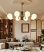 Orbital Curve Chandelier-DWHOME