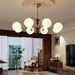Orbital Curve Chandelier-DWHOME