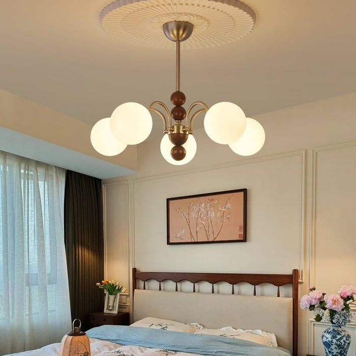 Orbital Curve Chandelier-DWHOME