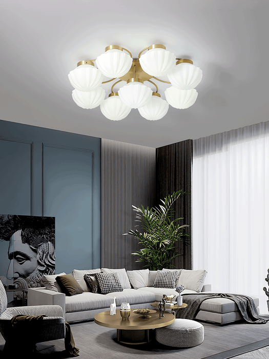 Orbital Glow Ceiling Light-DWHOME