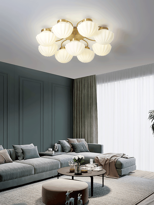 Orbital Glow Ceiling Light-DWHOME