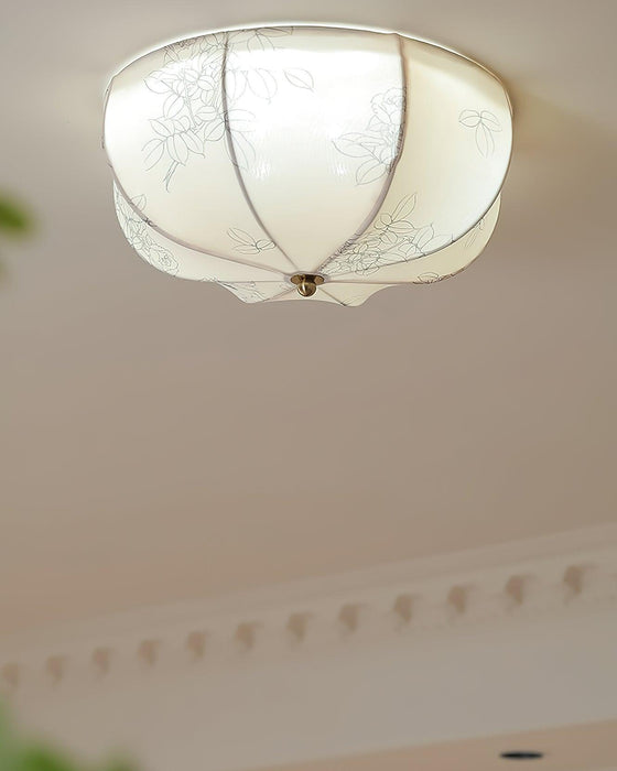 Orchid Fabric Ceiling Lamp-DWHOME