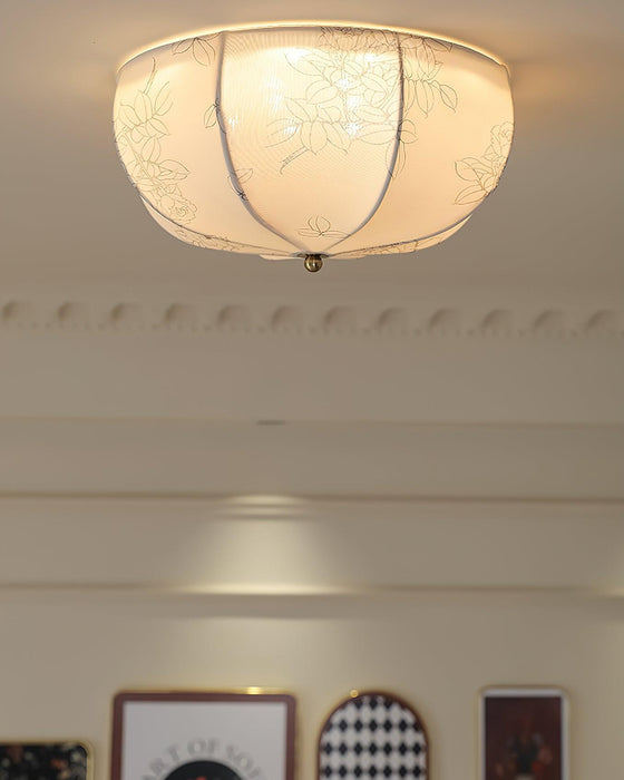 Orchid Fabric Ceiling Lamp-DWHOME