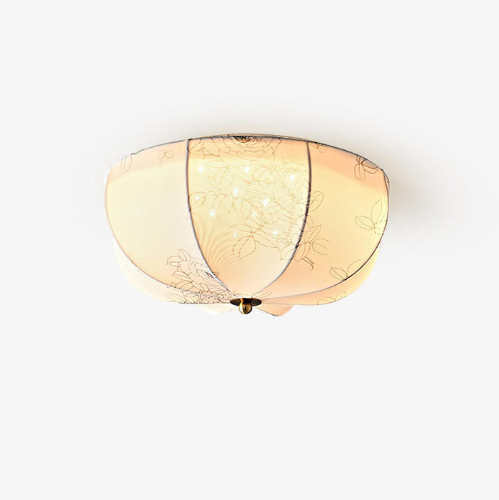Orchid Fabric Ceiling Lamp-DWHOME