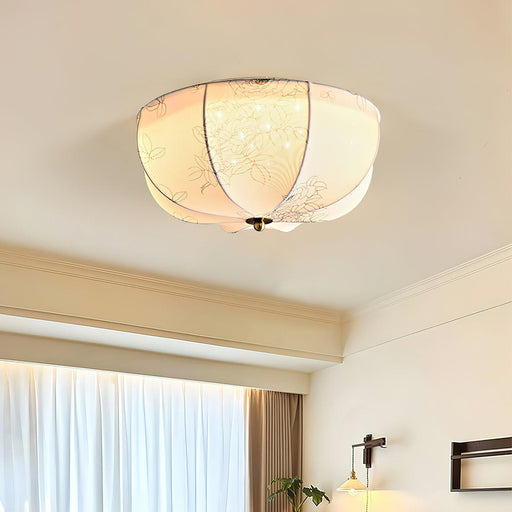 Orchid Fabric Ceiling Lamp-DWHOME