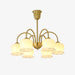 Orchids Brass Chandelier-DWHOME