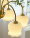 Orchids Brass Chandelier-DWHOME