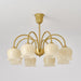 Orchids Brass Chandelier-DWHOME