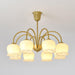 Orchids Brass Chandelier-DWHOME