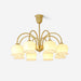 Orchids Brass Chandelier-DWHOME