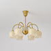 Orchids Brass Chandelier-DWHOME