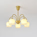 Orchids Brass Chandelier-DWHOME