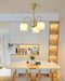 Orchids Brass Chandelier-DWHOME