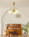Orchids Brass Chandelier-DWHOME