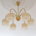 Orchids Brass Chandelier-DWHOME