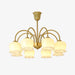 Orchids Brass Chandelier-DWHOME