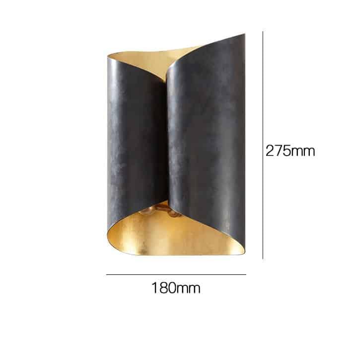 Origoto Folded Sleeve Wall Lamp - DWHOME