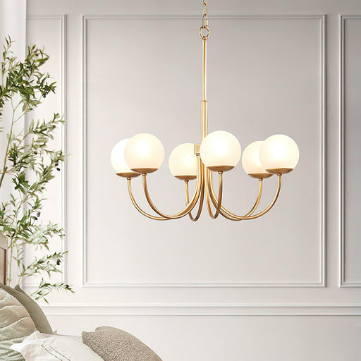 Orillia Glass Chandelier-DWHOME