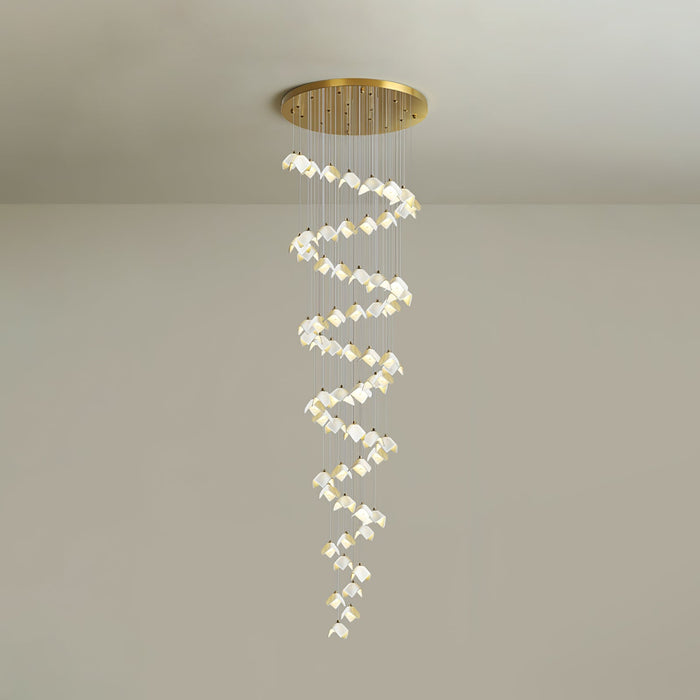 Orlani Cascade Stairs Chandelier-DWHOME