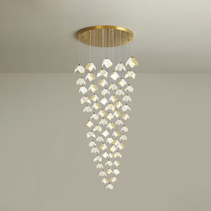 Orlani Cascade Stairs Chandelier-DWHOME