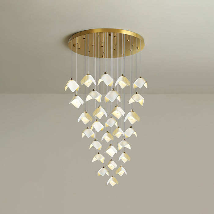 Orlani Cascade Stairs Chandelier-DWHOME
