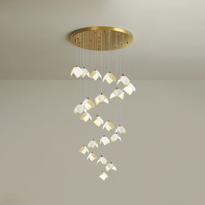 Orlani Cascade Stairs Chandelier-DWHOME