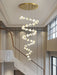 Orlani Cascade Stairs Chandelier-DWHOME