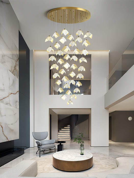Orlani Cascade Stairs Chandelier-DWHOME