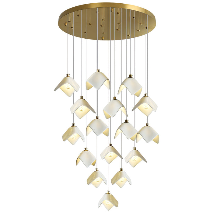 Orlani Cascade Stairs Chandelier-DWHOME