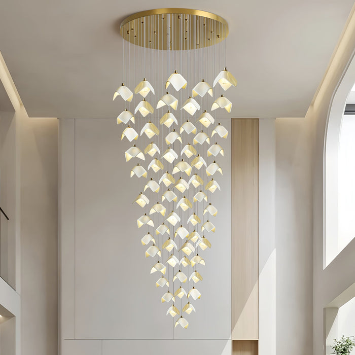 Orlani Cascade Stairs Chandelier-DWHOME