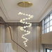 Orlani Cascade Stairs Chandelier-DWHOME