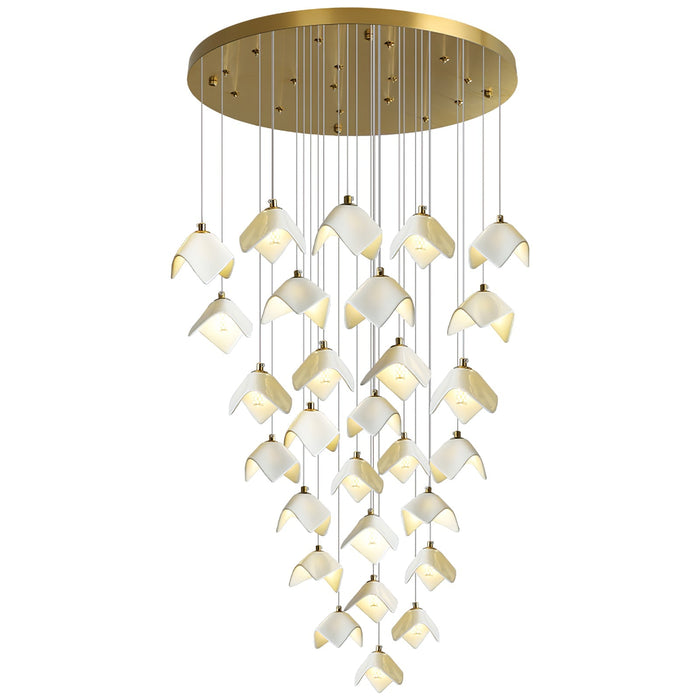 Orlani Cascade Stairs Chandelier-DWHOME