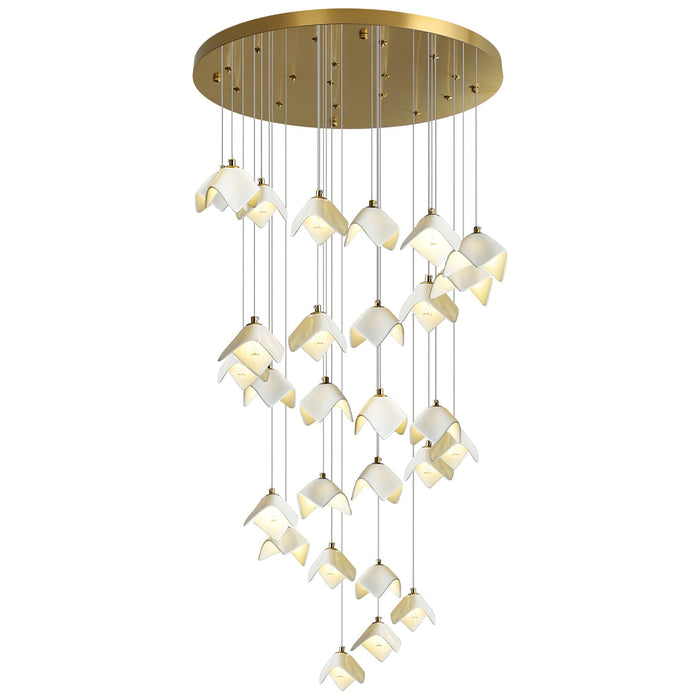 Orlani Cascade Stairs Chandelier-DWHOME