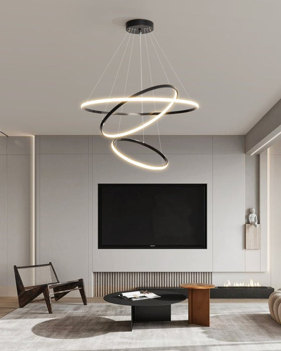 Orrery Rings Chandelier-DWHOME