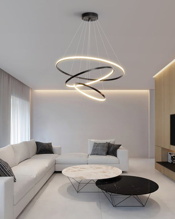 Orrery Rings Chandelier-DWHOME
