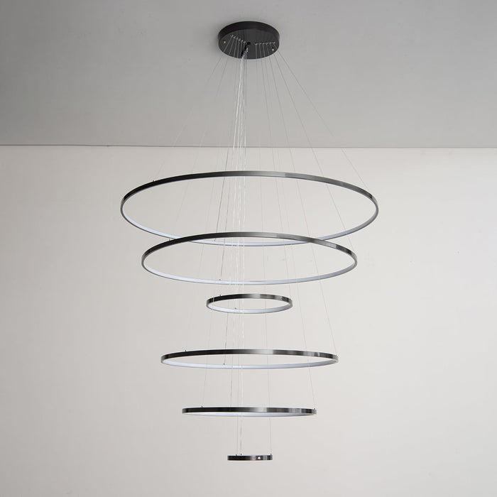 Orrery Rings Chandelier-DWHOME