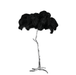 Ostrich Feather Brass Floor Lamp - DWHOME