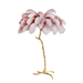 Ostrich Feather Brass Floor Lamp - DWHOME