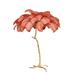 Ostrich Feather Brass Floor Lamp - DWHOME