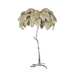 Ostrich Feather Brass Floor Lamp - DWHOME
