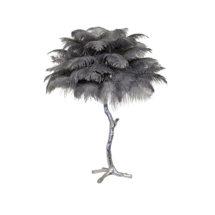 Ostrich Feather Table Lamp - DWHOME
