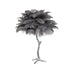 Ostrich Feather Table Lamp - DWHOME