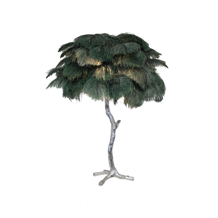 Ostrich Feather Table Lamp - DWHOME