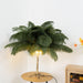 Ostrich Feather Table Lamp - DWHOME
